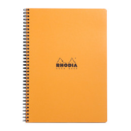 Rhodia Classic Wirebound Notebook - Large - Orange - Lined